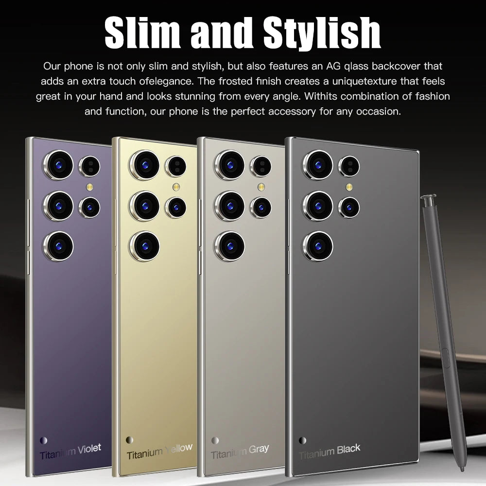 2025New S26 Ultra 7.3HD Cellphones Global Version 4G 5G Original Smartphone Dual SIM Android 14 Cell Phone 7800mAh Mobile Phones