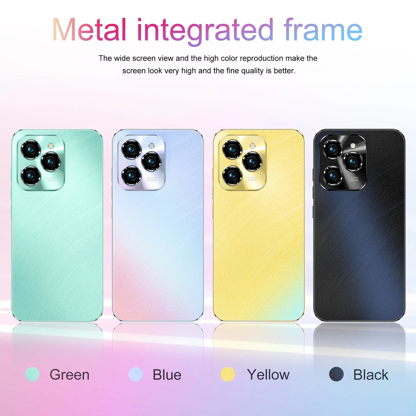 2025 HOT 40 Pro Original For Brand New  Smartphone 6.8 inch Full Screen 4G 5G Cell Phone 6800mAh Mobile Phones Global Version