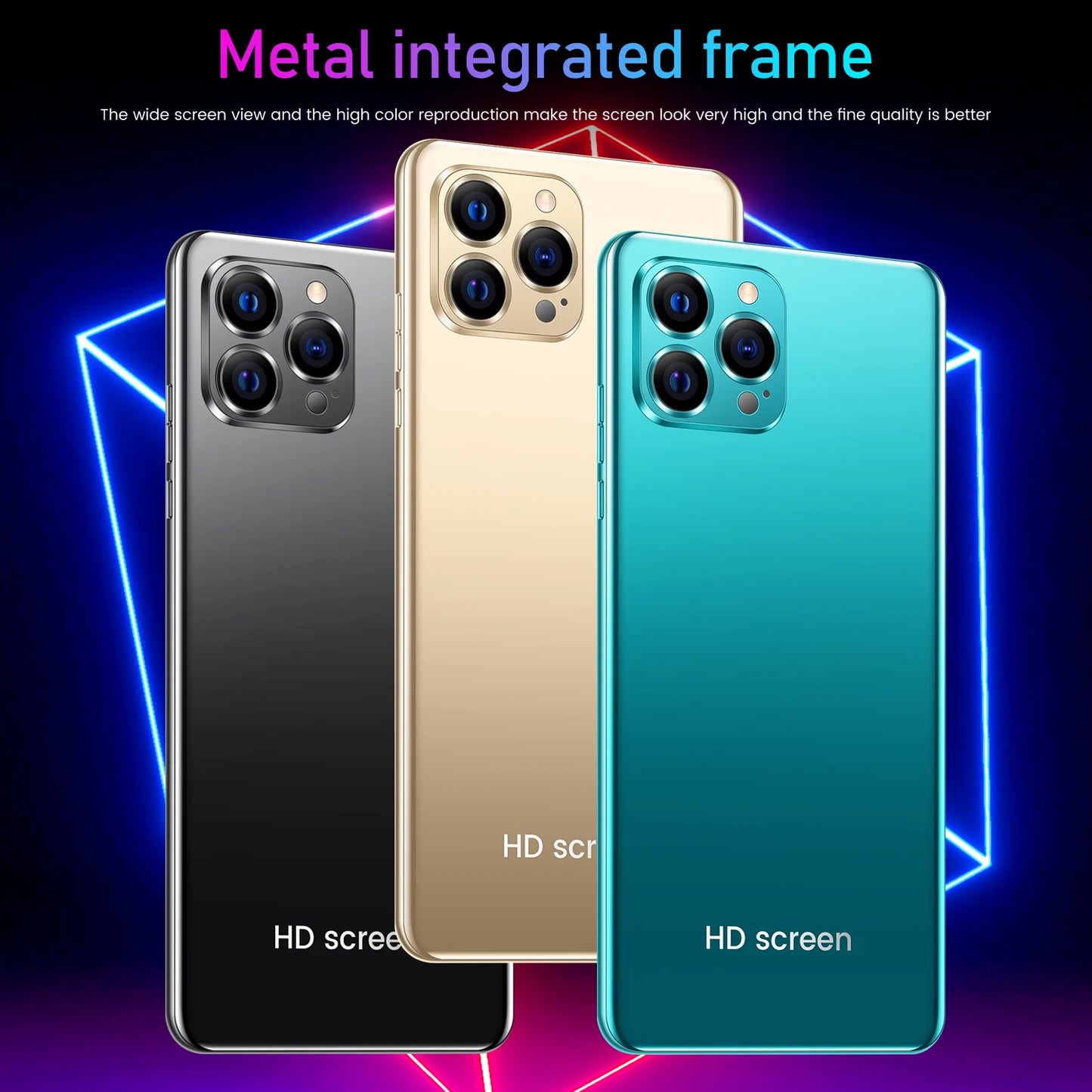 XS16 Pro NEW 2025 HOT Original For Brand Smartphone 6.5 inch New Full Screen CellPhone 5200mAh Mobile Phones Global Version