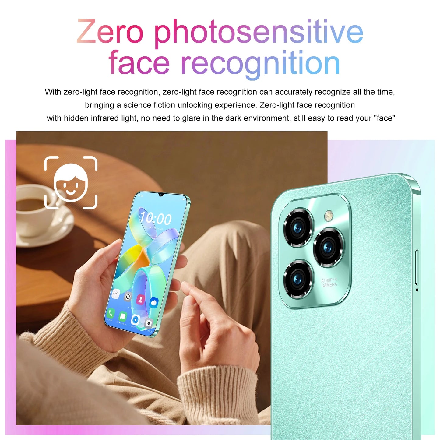 2025 HOT 40 Pro Original For Brand New  Smartphone 6.8 inch Full Screen 4G 5G Cell Phone 6800mAh Mobile Phones Global Version