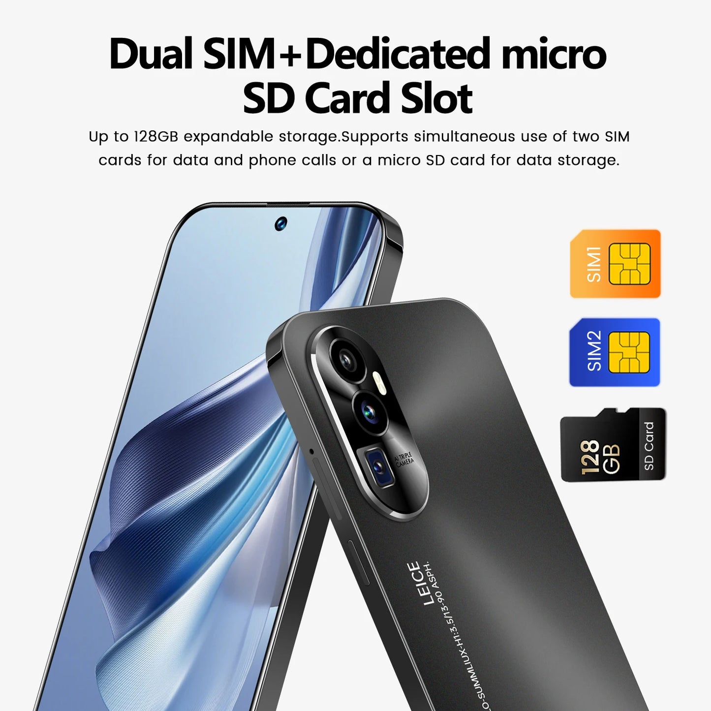 2025 Original Reno 10 Pro Smartphone 7.3 inch Full Screen 5G Cell Phone 1TB 7800mAh Mobile Phones 108MP Global Version Celulares