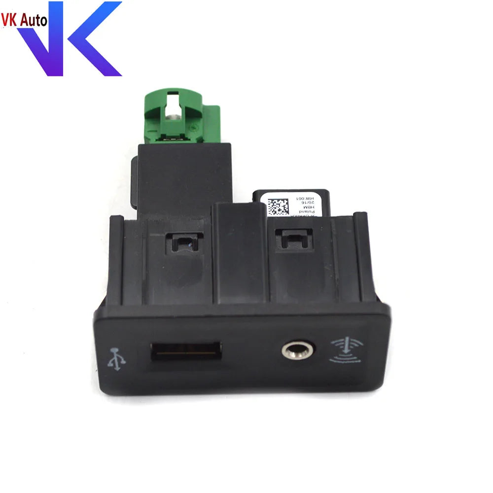 For VW Golf 7 MK7 VII For Passat B8 CarPlay Media USB AUX Switch MIB2 MDI USB AMI Adapter Plug Socket 5Q0035726E 5Q0 035 726 E