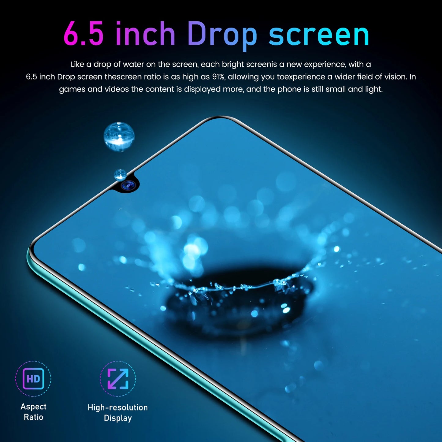 XS16 Pro NEW 2025 HOT Original For Brand Smartphone 6.5 inch New Full Screen CellPhone 5200mAh Mobile Phones Global Version