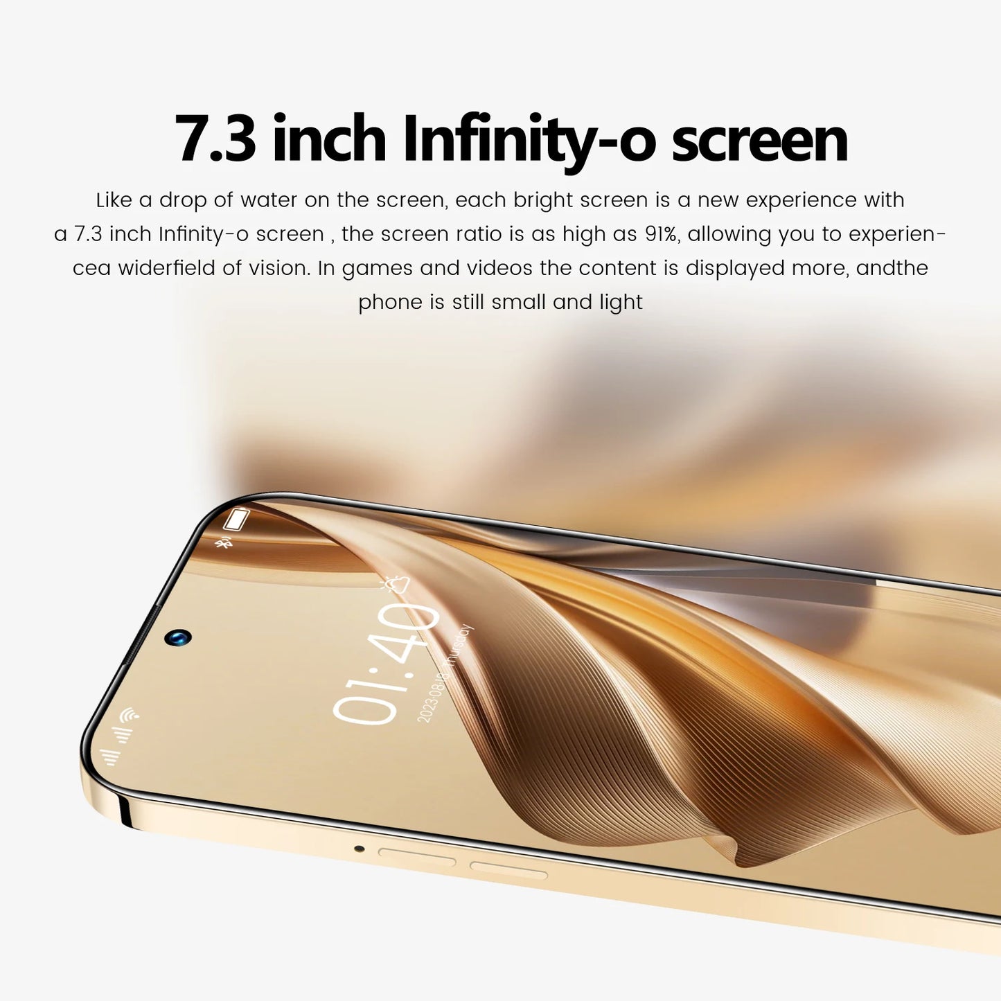 2025 Original Reno 10 Pro Smartphone 7.3 inch Full Screen 5G Cell Phone 1TB 7800mAh Mobile Phones 108MP Global Version Celulares