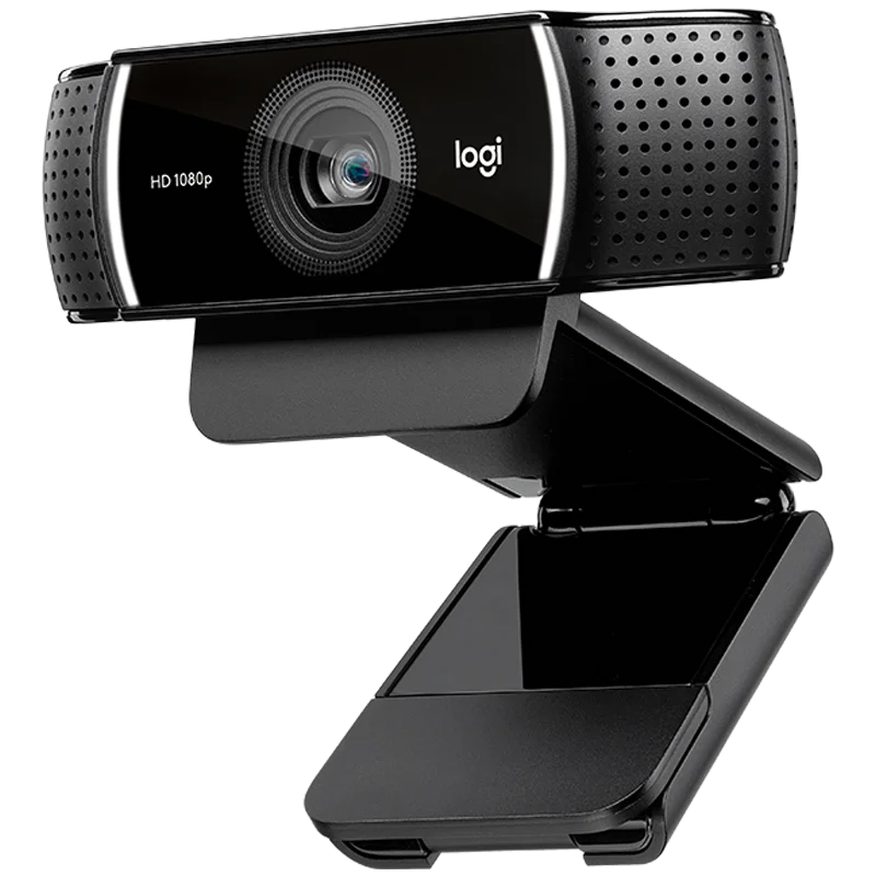 Logitech 100% Original C922 PRO Webcam 1080P 30FPS Full HD webcam Autofocus Web Camera built-in microphone Meeting with tripod