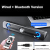 Salange Sound Bar Bluetooth USB Wired Speakers Bar Stereo Speaker For Projector PC Laptop Phone Computer 3.5mm Aux Speaker