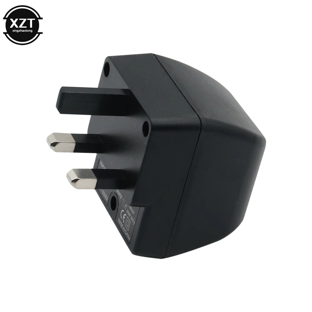 AC Adapter with Car Socket Auto Charger 220V AC to 12V DC US UK Plug for Car Electronic Devices