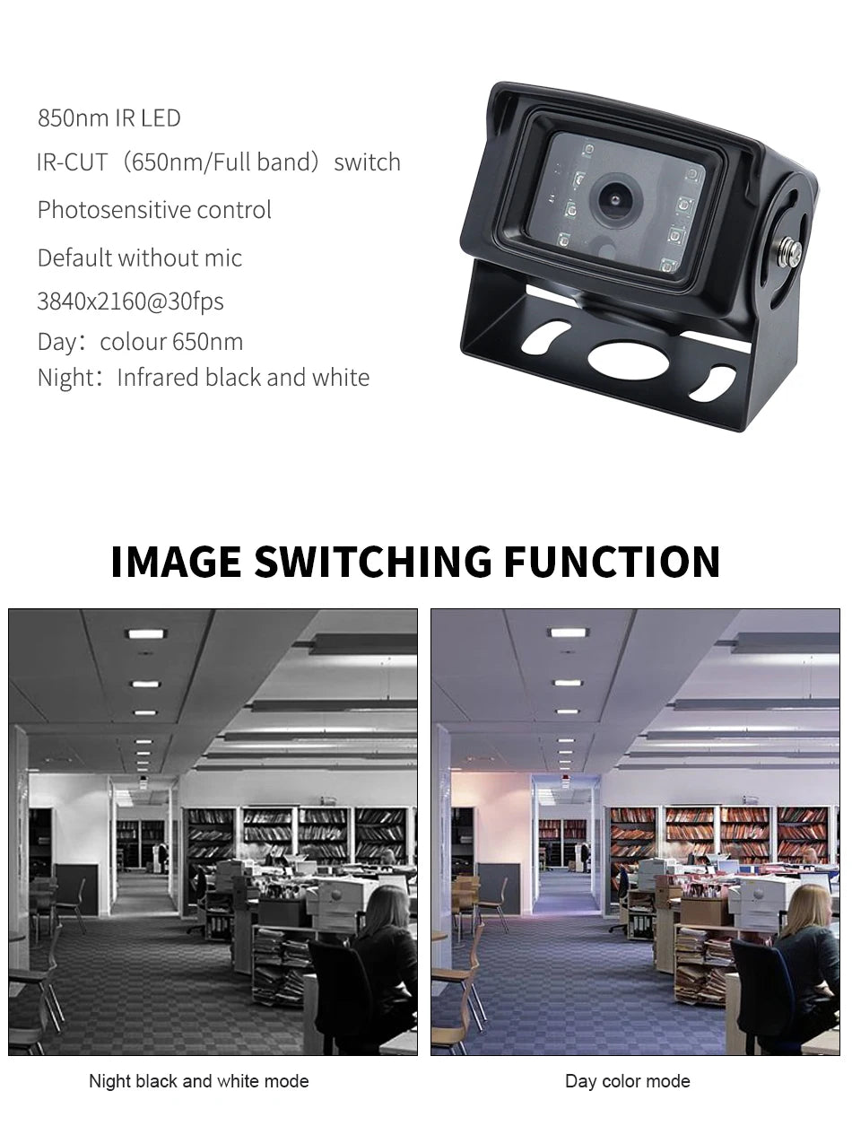 8MP 3840x2160  sony415  with ircut color black and white switching HD 4K high speed infrared night vision USB camera