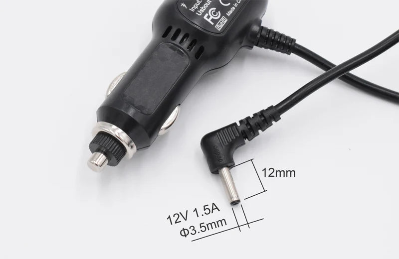 XCGaoon 12V 1.5A Diameter 3.5mm Charging Port With 5V 3.5A Dual USB Car Charger Adapter for Car Radar Detector GPS Camera DVR