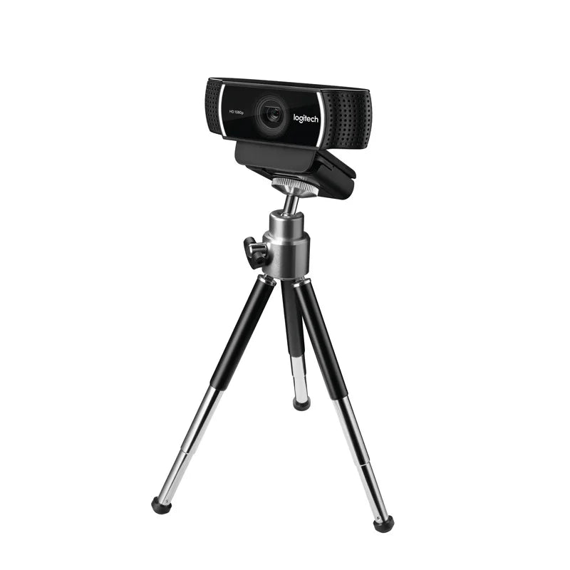 Logitech 100% Original C922 PRO Webcam 1080P 30FPS Full HD webcam Autofocus Web Camera built-in microphone Meeting with tripod