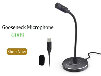 USB Conference Microphone, CM001 Desktop Computer Mic, Mute Button with LED Indicator, Omnidirectional Condenser Boundary Micro