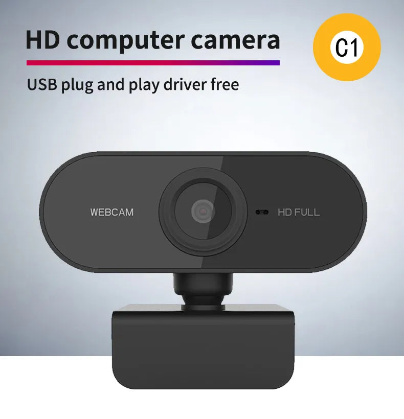 Mini 4K Webcam USB Computer 2K Webcam For PC Laptops Live Streaming Full HD 1080P Web Camera For Work With Microphone Tripod