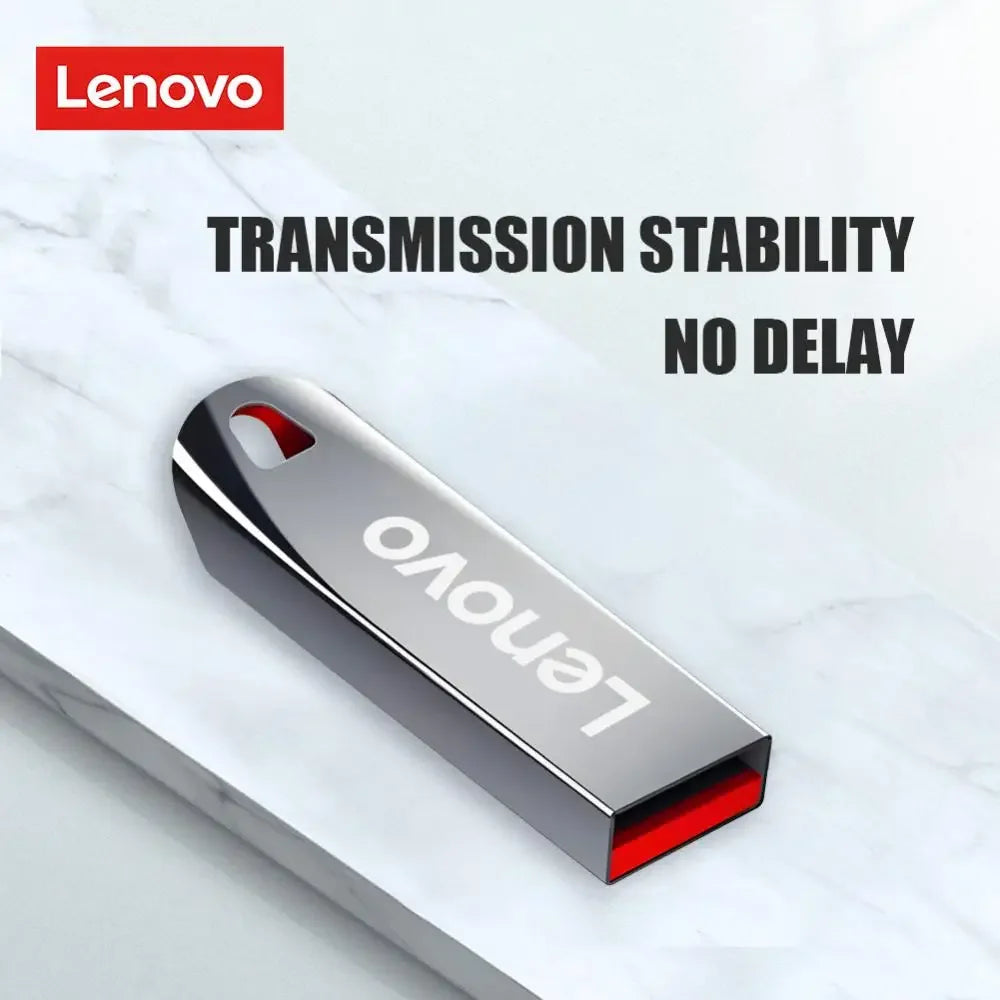 Lenovo 3.0 Pen Drive Metal High Speed Flash Drive 2TB1TB 512GB USB Memory Stick Pen Drive 128GB Suitable for PC/Laptop/PS4 Contr