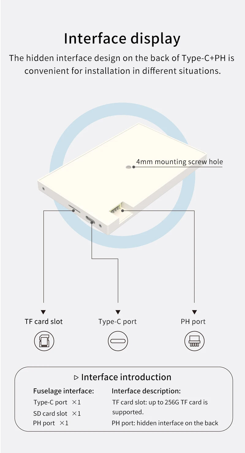 5 Inch IPS Type-C Secondary Screen Dynamic 800x480 LCD Display CPU GPU RAM HDD Monitoring Freely AIDA64 with Aluminum Case