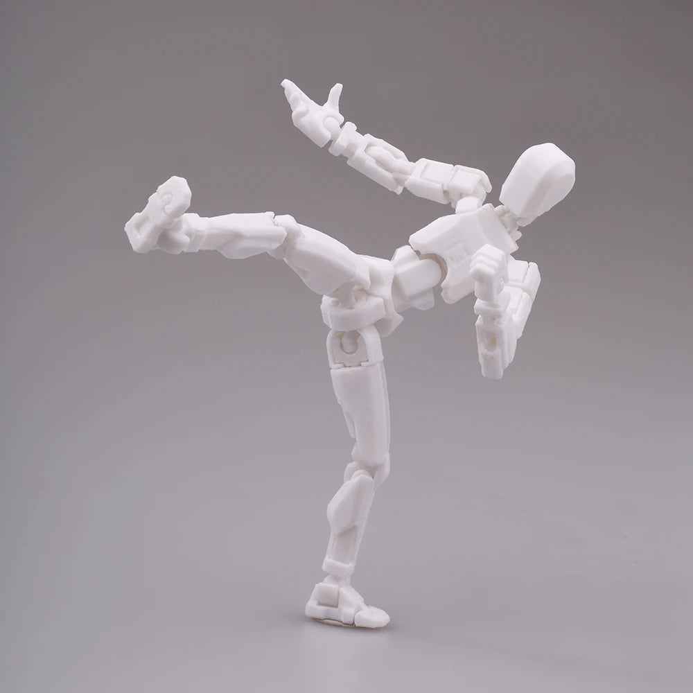 Multi-Jointed Movable Shapeshift Robot 2.0 3D Printed Mannequin Dummy 13 Action Figures Toys Kids Adults Parent-children Games