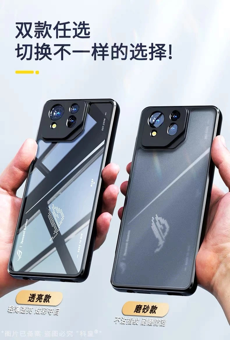 Case For ASUS ROG Phone 9 Pro Case Matte Transparent Back Cover For ROG 9 9Pro Phone9Pro 5G Protect Shell Shockproof Bumper