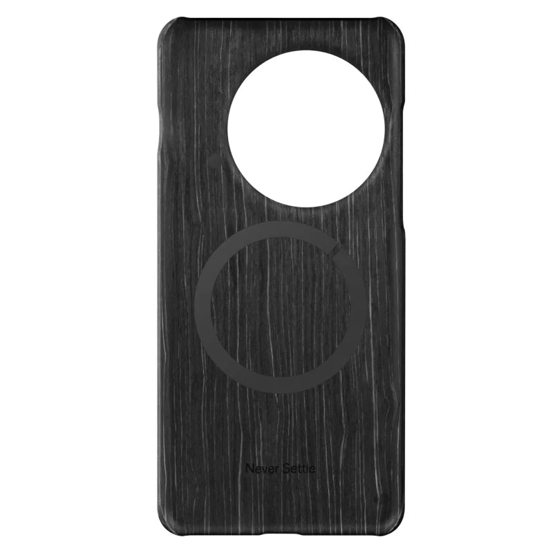 Original Case For OnePlus 13 Case Carbon Bumper Sandstone Black Wood Karbon Mag Charger Cover Phone Case For One Plus 13