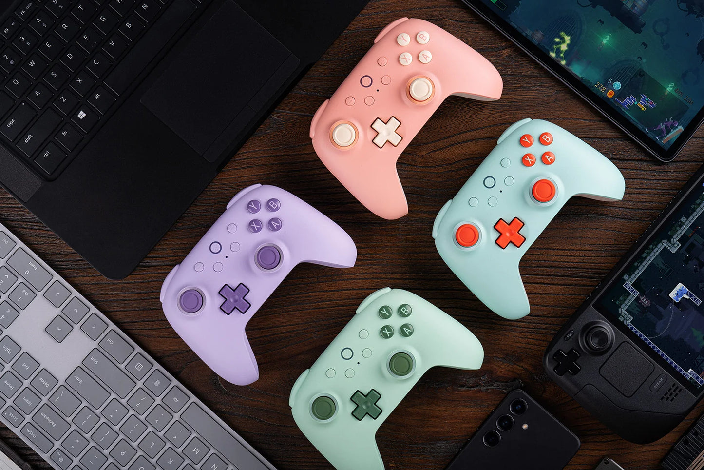 8BitDo New Ultimate 2C Wireless Gaming Controller for PC, Windows 10, 11, Steam Deck, Raspberry Pi, Android Gamepad Accessories