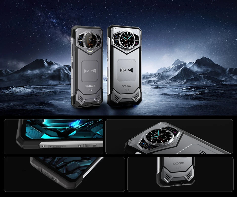 World Premiere DOOGEE S200 5G Rugged Phone 6.72" 120Hz Display 12GB RAM 256GB ROM 100MP AI Main Camera 10100mAh Android 14 NFC