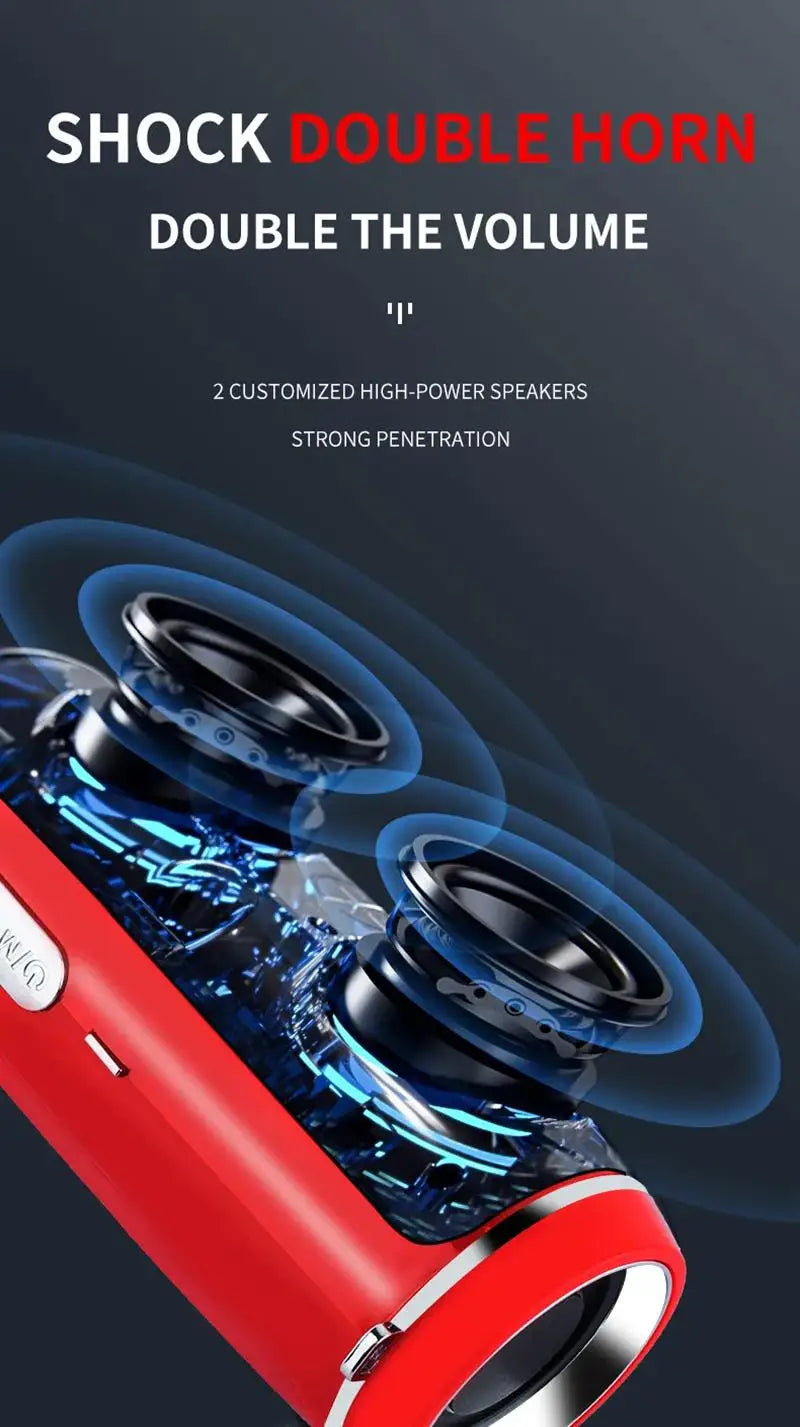 2025 NEW Xiaomi High Quality High-power Bluetooth Speaker Portable Bass Outdoor Wireless Audio 3D Surround 200W Bluetooth