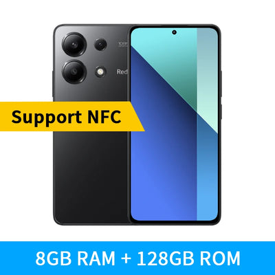Global Version Xiaomi Redmi Note 13 4G Smartphone 108MP Triple Camera 120Hz AMOLED 33W Fast Charging Snapdragon 685 Octa Core