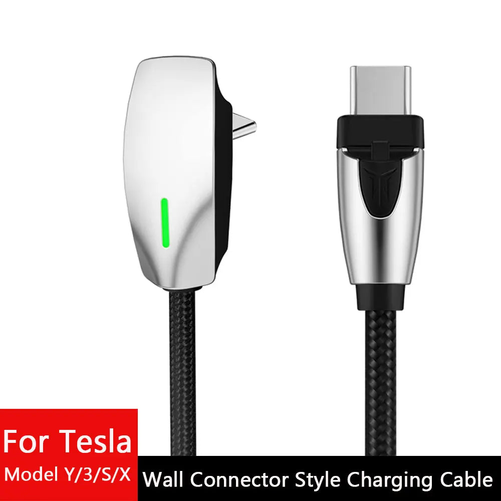 For Tesla Model 3 highland Car Charging PD Fast Charging Phone USB Cable Wall Connector Style USB Data Cable Model Y/3/S/X