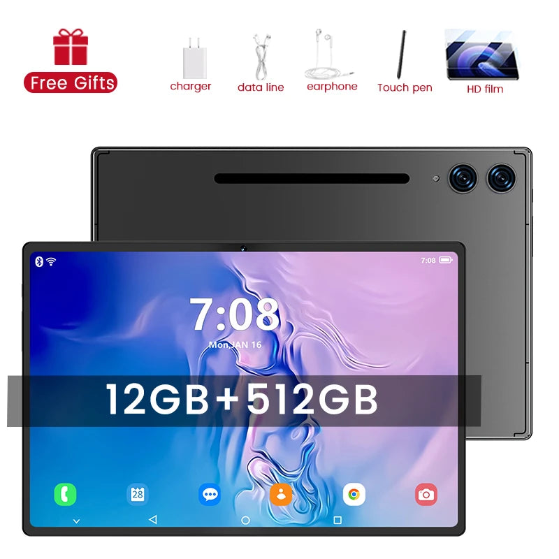 NEW Xioami Tablet Pad 9 Pro Android 15 22GB+2TB 10.1 inch Tablet PC 5G Dual SIM Card Global Version Tab 10000mAh Google Tablette