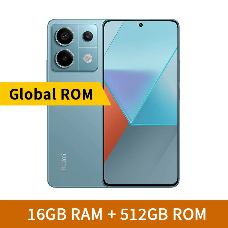 Global ROM Xiaomi Redmi Note 13 Pro 5G Mobile Phone 200MP Triple Camera 120Hz Display 5100mAh 67W Fast Charging