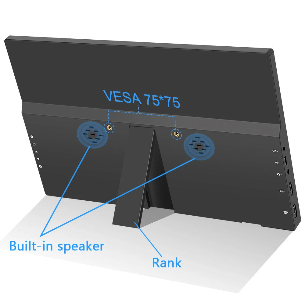 Touchscreen 11.6/13.3-inch 1366*768 HD IPS Panel LCD Portable Monitor Auxiliary Monitor PS4/PS5 Xbox Switch Laptop Gamers