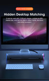 4D Computer Speaker Bar Stereo Sound Subwoofer Bluetooth Speaker For Macbook Laptop Notebook PC Music Player Wired Loudspeaker