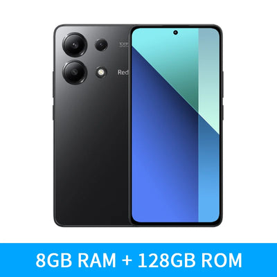 Global Version Xiaomi Redmi Note 13 4G Smartphone 108MP Triple Camera 120Hz AMOLED 33W Fast Charging Snapdragon 685 Octa Core