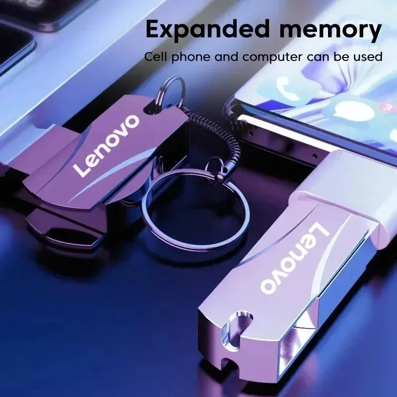 Lenovo USB 3.0 16TB Cle USB Flash Drive High Speed 8T Pen Drive Waterproof Pen Drive USB Memory Computer Accessories for Ps4/p