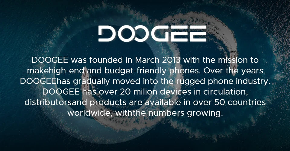 World Premiere DOOGEE Fire 6 Rugged Phone 6.56" 90Hz Display 6GB RAM 256GB ROM 50MP AI Main Camera 10400mAh/18W Android 14