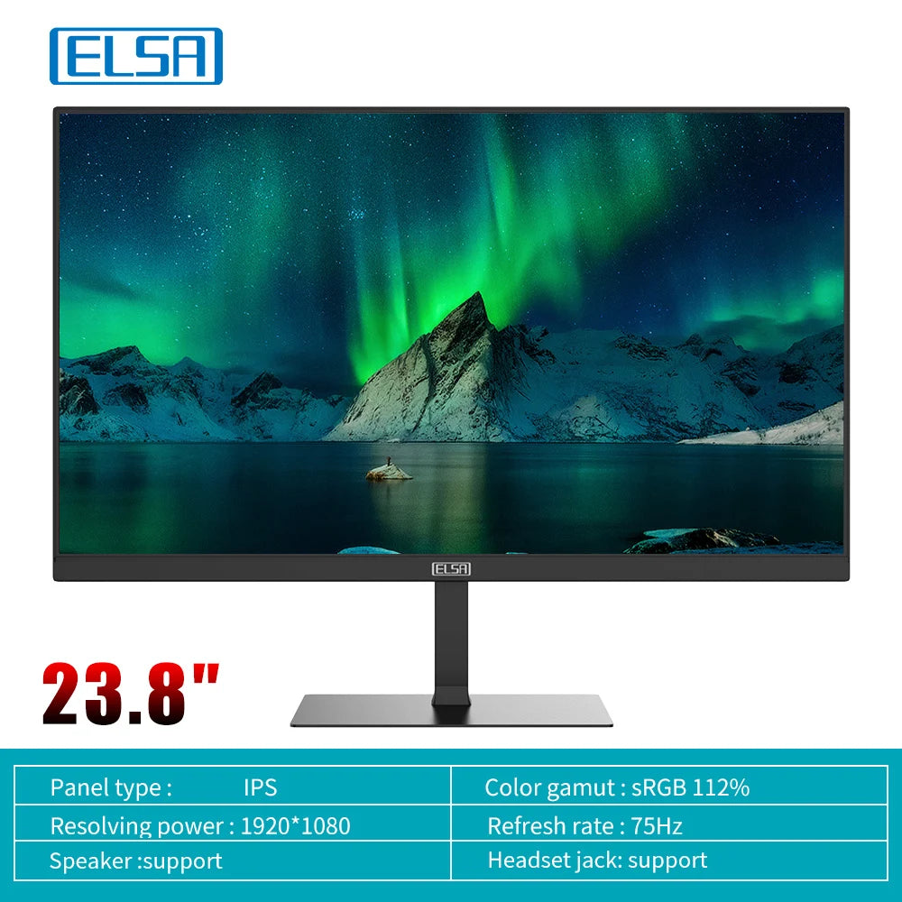 New! 21.5 24 27 Inch Monitor Display PC Free Shipping IPS FHD Desktop Gamer Computer Screen Flat Panel HDMI/VGA 1920*1080