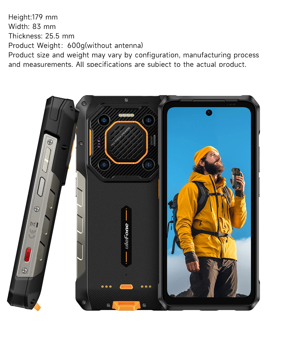 【New】Ulefone Armor 26 Ultra 5G Rugged Waterproof Smartphone 120W 15600mAh 200MP+64MP Smartphone Up to 24GB+512GB NFC