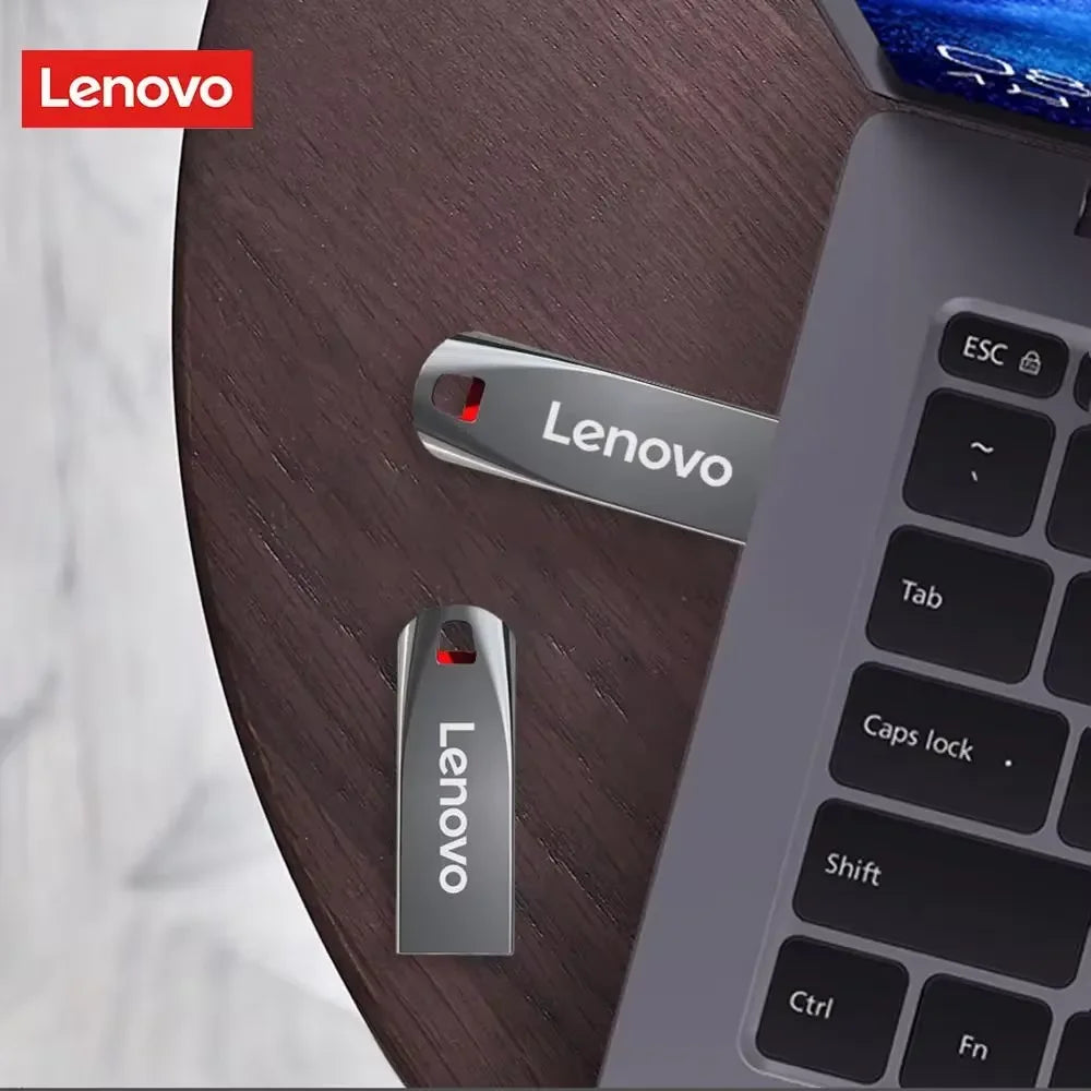 Lenovo 3.0 Pen Drive Metal High Speed Flash Drive 2TB1TB 512GB USB Memory Stick Pen Drive 128GB Suitable for PC/Laptop/PS4 Contr