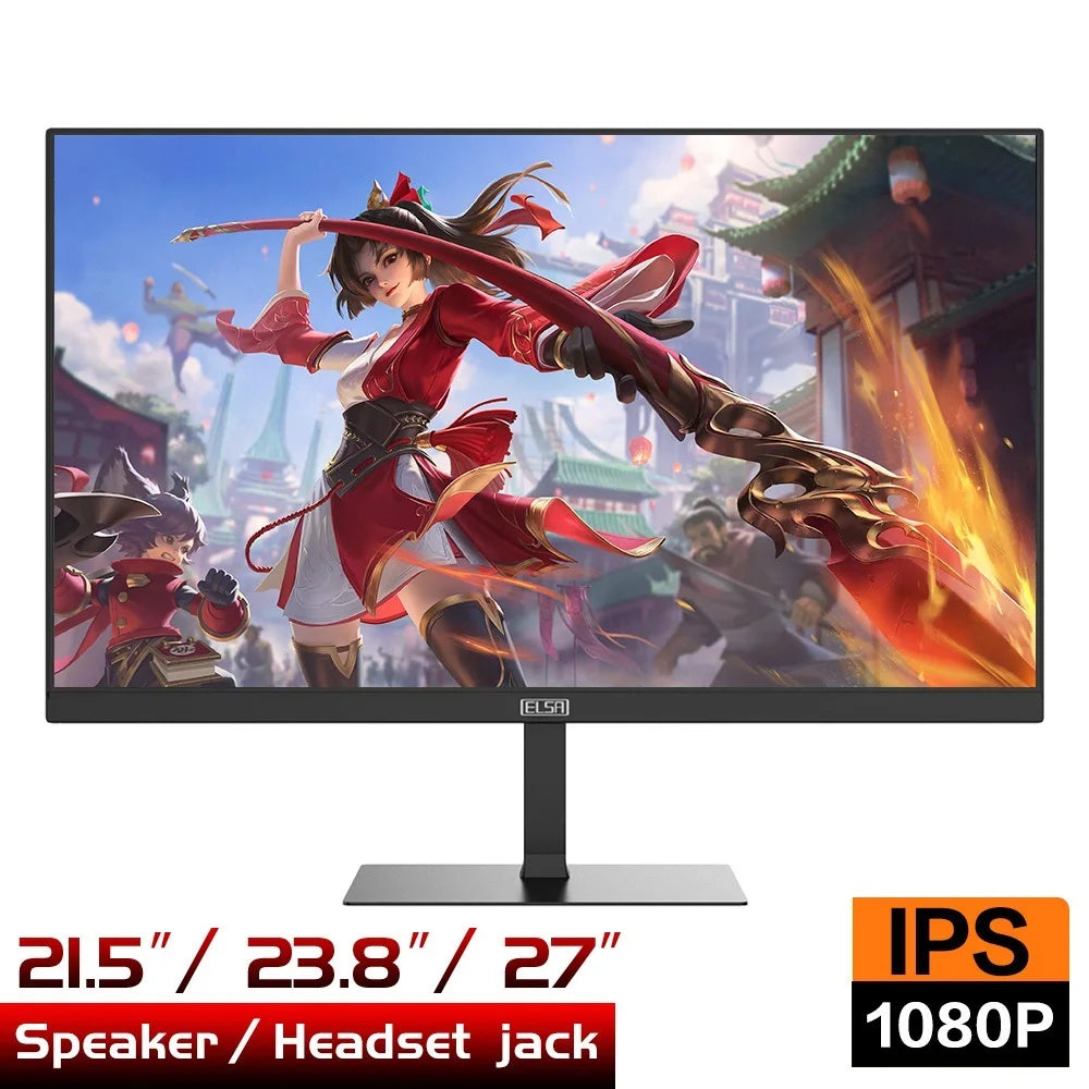 New! 21.5 24 27 Inch Monitor Display PC Free Shipping IPS FHD Desktop Gamer Computer Screen Flat Panel HDMI/VGA 1920*1080