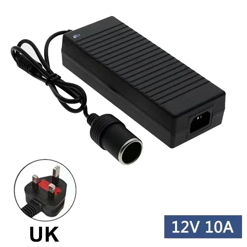 Car Power Adapter Converter Power Convert AC Adapter DC 110V/ 220V to 12V 15A Power Adapter Supply Lighter Car Accessories