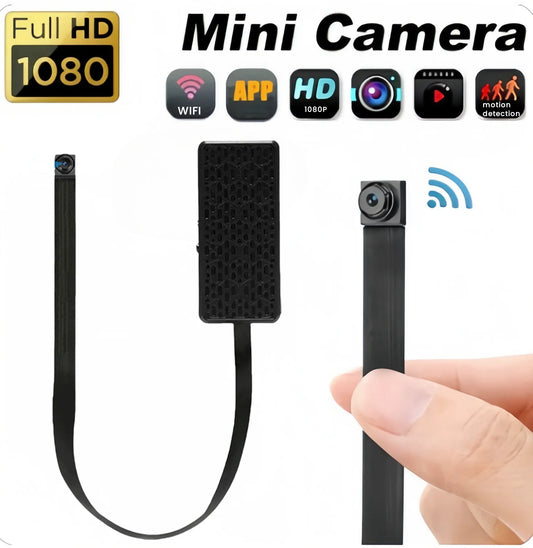 HD WiFi Mini Camera DIY Module Home office Security Nanny Cam Alarm Remote viewing, Miniature Camera with Motion Detection, App