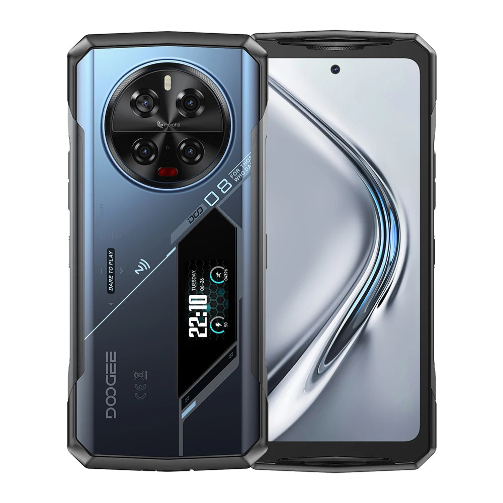 DOOGEE V40 Pro 5G Rugged Phone 6.78" 16GB+512GB Gaming Phones Dimensity 7300 200MP AI Camera 8680mAh Android 14