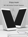 USB Computer PC Speaker For Laptop Caixa De Som Portable Stereo Audio System Sound Box Music Baffle Acoustics Baffe Loud Bocina