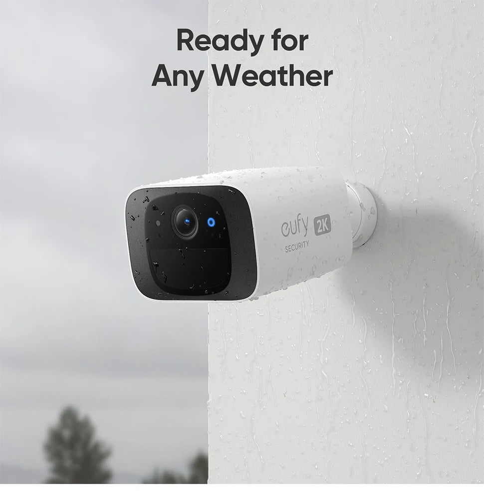 eufy Security C210 SoloCam Wireless Outdoor Camera 2K Resolution No Monthly Fee Wireless Wi-Fi Camera Street surveillance Cam