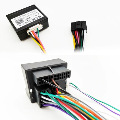 16 Pin to Quadlock Wiring Harness, CAN Bus Decoder, for Ford Focus MK2 Fiesta Mondeo Transit, Automotive Cable for Android Radio