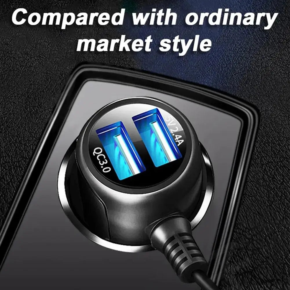 12V DVR Charging Cable Dash Cam Car Charger Mini USB Cable 3.5M Power Cord Supply For DVR Camera GPS