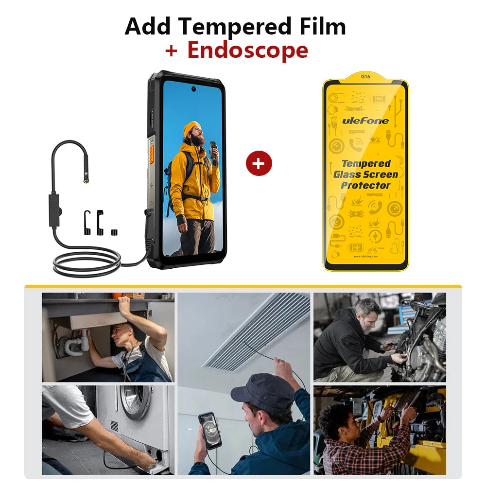 【New】Ulefone Armor 26 Ultra 5G Rugged Waterproof Smartphone 120W 15600mAh 200MP+64MP Smartphone Up to 24GB+512GB NFC