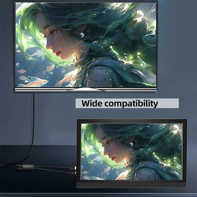7/8 inch Touch screen Portable Display HD small Display Laptop Xbox PS4/5 switch Built-in Speaker Laptop Monitor