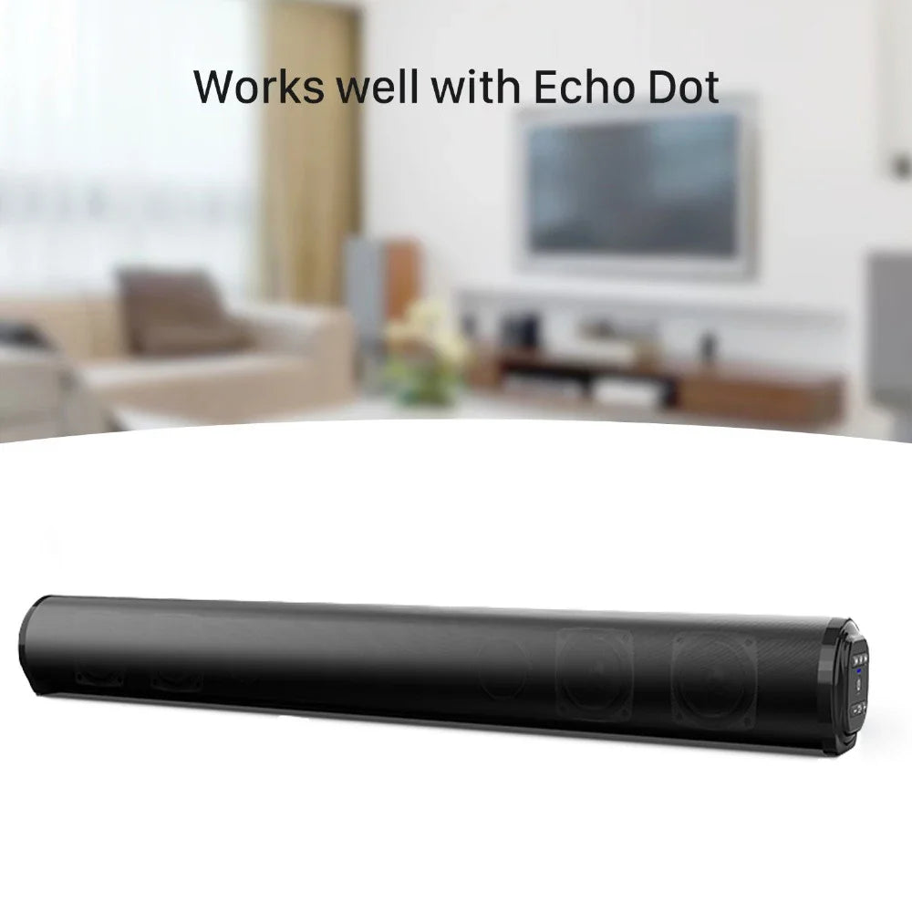 Portable Wireless Bluetooth Sound Bar Speaker Subwoofer TV Projector Desktop Home Outdoor Stereo Sound Ystem Super Power Speaker