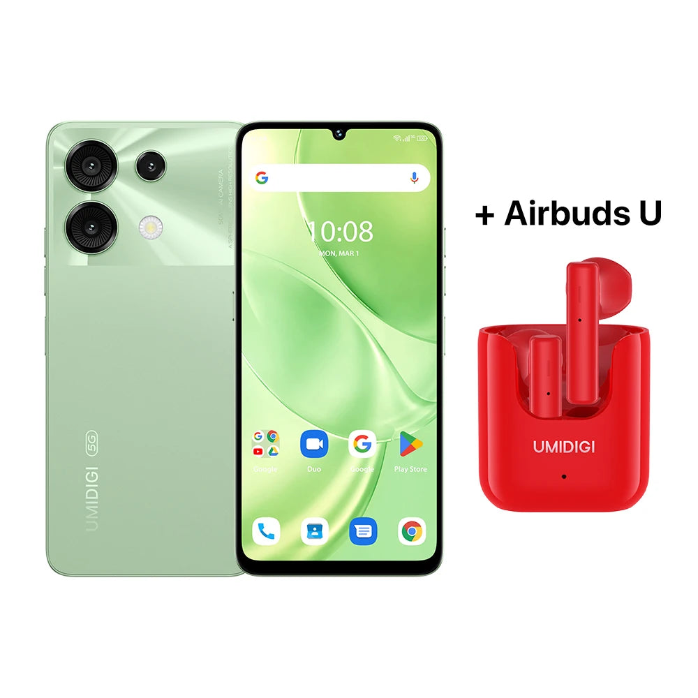 UMIDIGI G9 5G Smartphone 5G Android 14 8-Core 6+6GB 128GB 6.75” 90Hz HD+ 50MP 5000mAh 18W Charging 5G cellphone