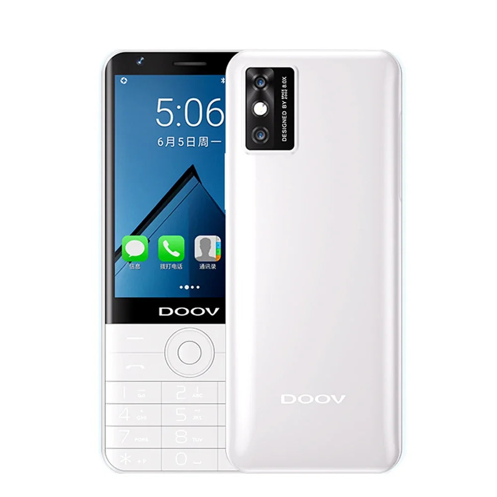 UNIWA DOOV R17 Pro Smart Mobile Phone Touch Screen 4G Whatsapp Android 13 Keypad Phones 3.54" 4GB 64GB 2300mAh Hebrew keyboard