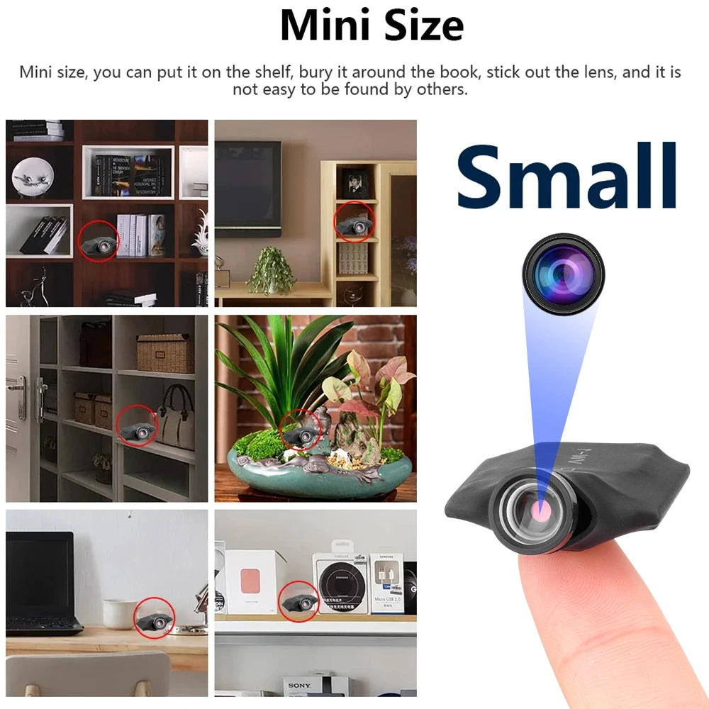 1080P High-Definition Wireless WIFI IP Mini Camera DIY Button Design Module Motion DVR Video Recorder Home Security P2P Camera